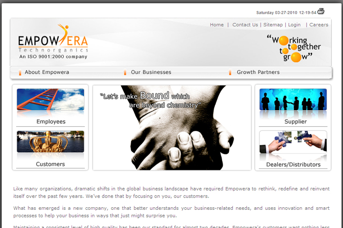 Website Designing Work for Empowera