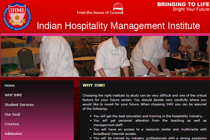 Website Designing Work for IHMI