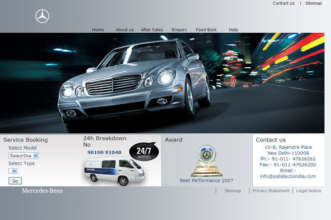 Website Designing Work for Patel Auto