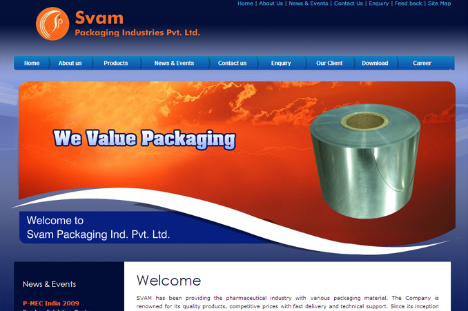 Website Designing Work for Tax Svam